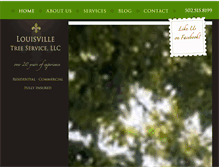 Tablet Screenshot of louisvilletreeservice.biz